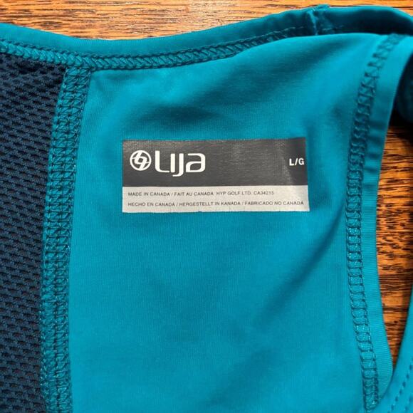 Set of 2 Activewear Tank Tops Grey Daisy Fuentes Size L & Blue Lija Size L Yoga - Picture 11 of 16